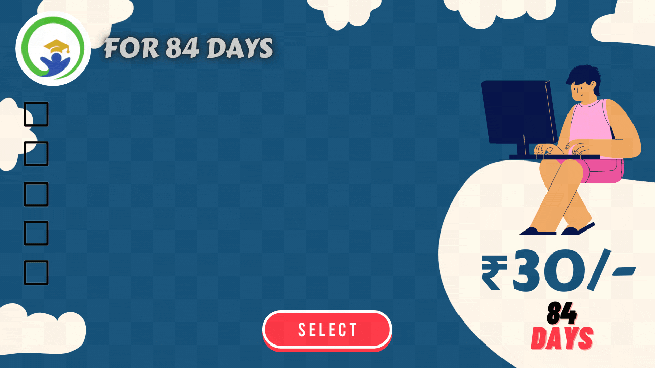 For 84 days permium plan